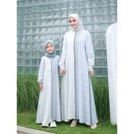Rereyshop Baju Lebaran Faiza Dress Mom Sarimbit Keluarga - Gambar 2