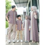 Rereyshop Baju Lebaran Faiza Dress Mom Sarimbit Keluarga - Gambar 8